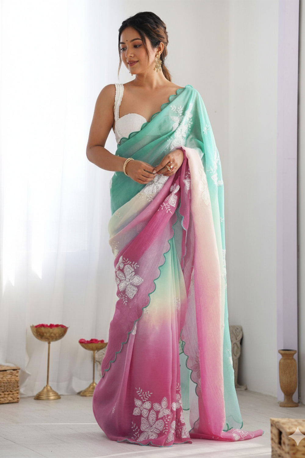 Tissue Sarees