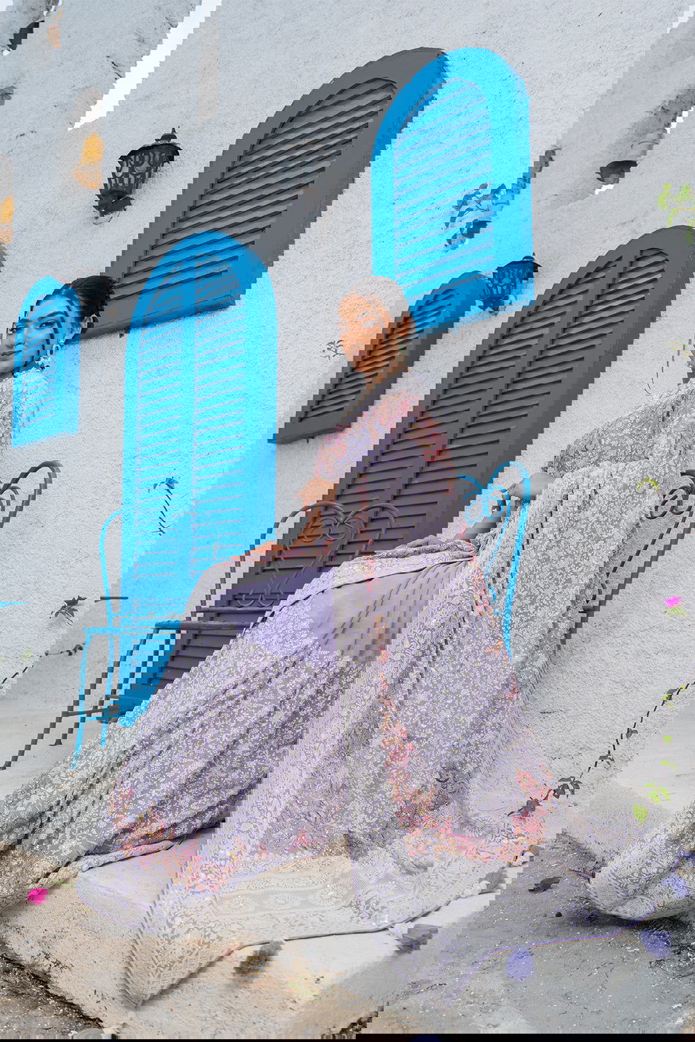 Lavender Purple Lucknowi Georgette Saree with Beautiful Tassels and Zari Work - Mayrake.in